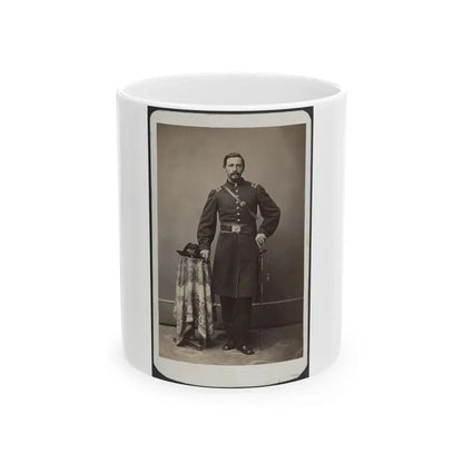 Captain Ferdinand F. Boltz Of Co. S, 12th Indiana Infantry Regiment, And Co. F, 88th Indiana Infantry Regiment (U.S. Civil War) White Coffee Mug 11oz - Go Mug Yourself