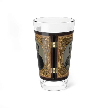 Captain Ferdinand F. Boltz Of Co. S, 12th Indiana Infantry Regiment, And Co. F, 88th Indiana Infantry Regiment And Siddie Boltz (U.S. Civil War) Pint Glass 16oz-16oz-Go Mug Yourself