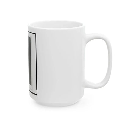 Captain Frederick Ludwig (Lodewig), Union Officer In The 32nd Indiana Regiment, Full-Length Portrait, Facing Front (U.S. Civil War) White Coffee Mug - Go Mug Yourself