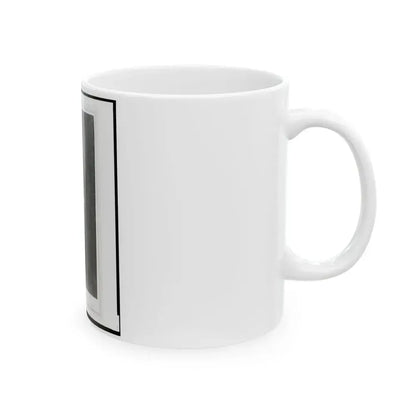 Captain Frederick Ludwig (Lodewig), Union Officer In The 32nd Indiana Regiment, Full-Length Portrait, Facing Front (U.S. Civil War) White Coffee Mug - Go Mug Yourself