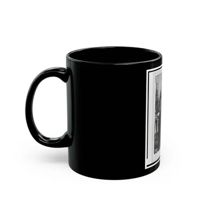 Captain Frederick  Ned  Trenk (Trenck), Union Officer In The 32nd Indiana Regiment, Full-Length Portrait, Standing, Facing Front (U.S. Civil War) Black Coffee Mug - Go Mug Yourself