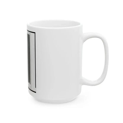 Captain Frederick  Ned  Trenk (Trenck), Union Officer In The 32nd Indiana Regiment, Full-Length Portrait, Standing, Facing Front (U.S. Civil War) White Coffee Mug - Go Mug Yourself