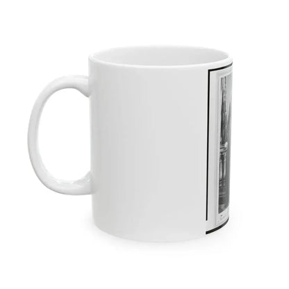 Captain Frederick  Ned  Trenk (Trenck), Union Officer In The 32nd Indiana Regiment, Full-Length Portrait, Standing, Facing Front (U.S. Civil War) White Coffee Mug - Go Mug Yourself