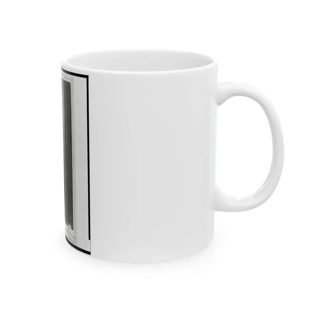 Captain Frederick  Ned  Trenk (Trenck), Union Officer In The 32nd Indiana Regiment, Full-Length Portrait, Standing, Facing Front (U.S. Civil War) White Coffee Mug - Go Mug Yourself