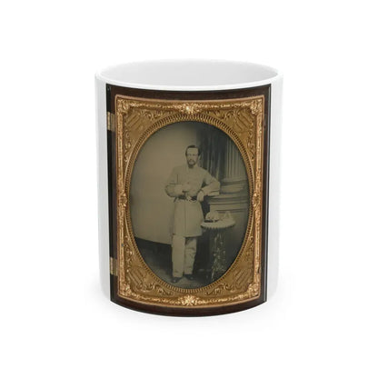 Captain George Riggs Gaither Of K Company, 1st Virginia Cavalry (U.S. Civil War) White Coffee Mug 11oz - Go Mug Yourself