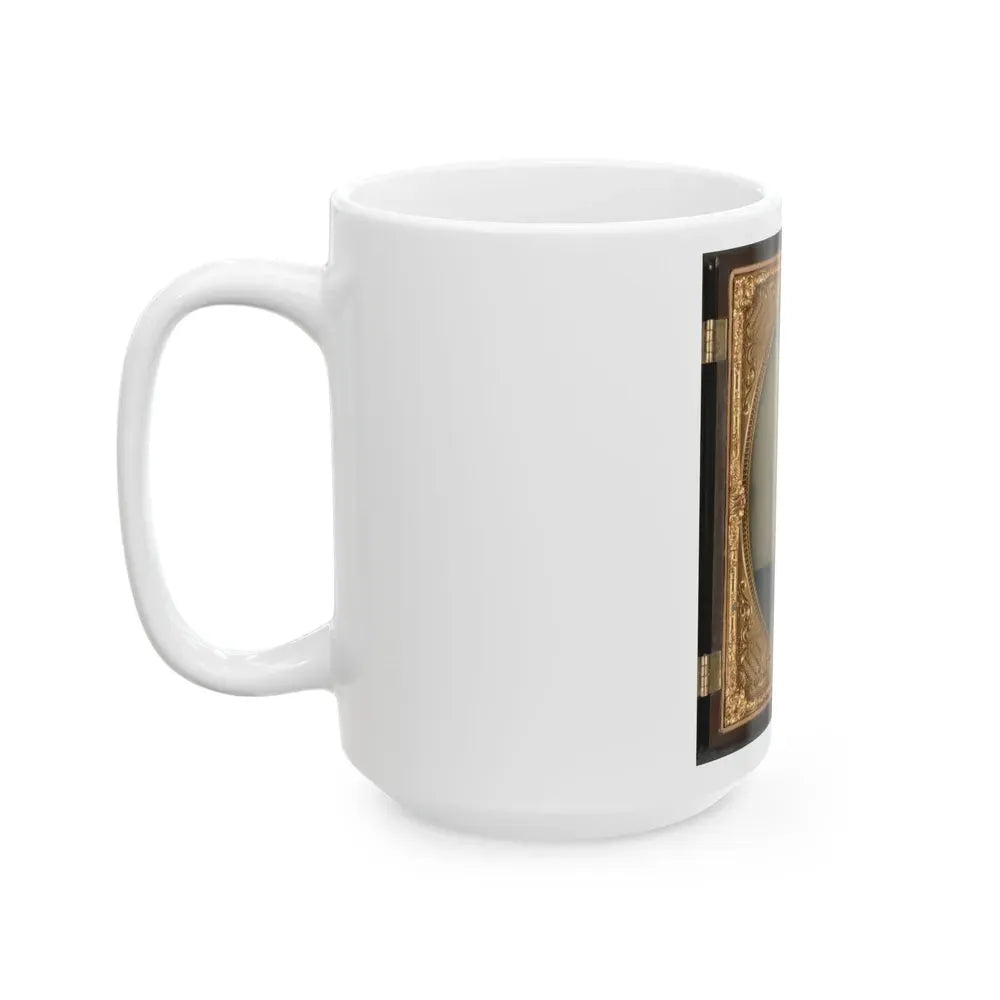 Captain George Riggs Gaither Of K Company, 1st Virginia Cavalry (U.S. Civil War) White Coffee Mug - Go Mug Yourself
