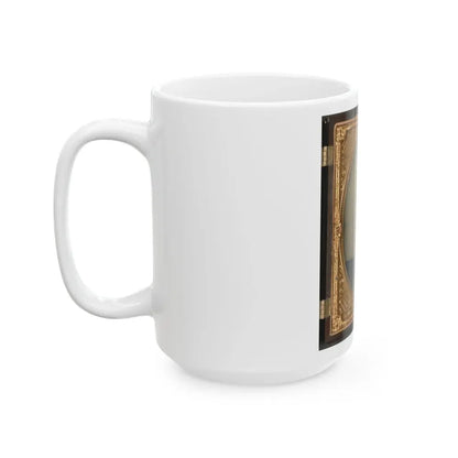 Captain George Riggs Gaither Of K Company, 1st Virginia Cavalry (U.S. Civil War) White Coffee Mug - Go Mug Yourself