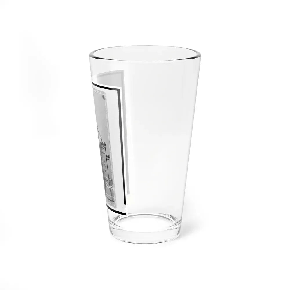 Captain Hubert Anton Casimir Dilger, Union Officer, Full-Length Portrait, Standing, Facing Front (U.S. Civil War) Pint Glass 16oz - Go Mug Yourself