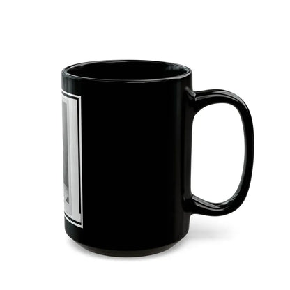 Captain Isidore Esslinger, Union Officer In The 32nd Indiana  Regiment, Full-Length Portrait, Standing, Facing Front (U.S. Civil War) Black Coffee Mug - Go Mug Yourself