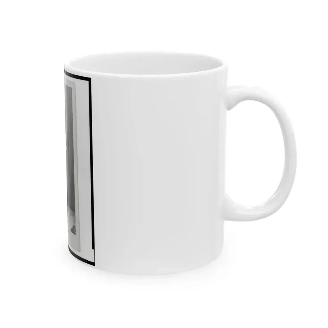 Captain Isidore Esslinger, Union Officer In The 32nd Indiana  Regiment, Full-Length Portrait, Standing, Facing Front (U.S. Civil War) White Coffee Mug - Go Mug Yourself