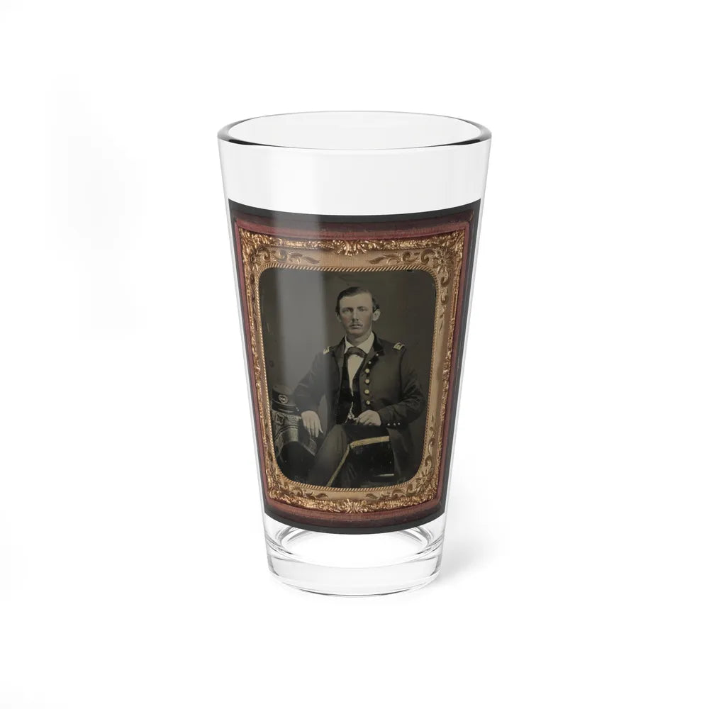 Captain James Dugan Gist Of General & Staff Confederate States Infantry Regiment In Uniform With South Carolina Volunteers Kepi (U.S. Civil War) Pint Glass 16oz-16oz-Go Mug Yourself