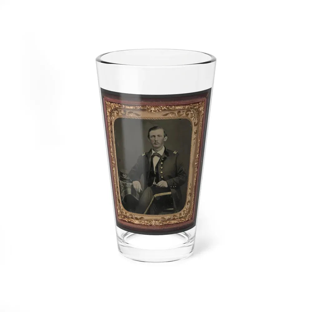 Captain James Dugan Gist Of General & Staff Confederate States Infantry Regiment In Uniform With South Carolina Volunteers Kepi (U.S. Civil War) Pint Glass 16oz 16oz - Go Mug Yourself