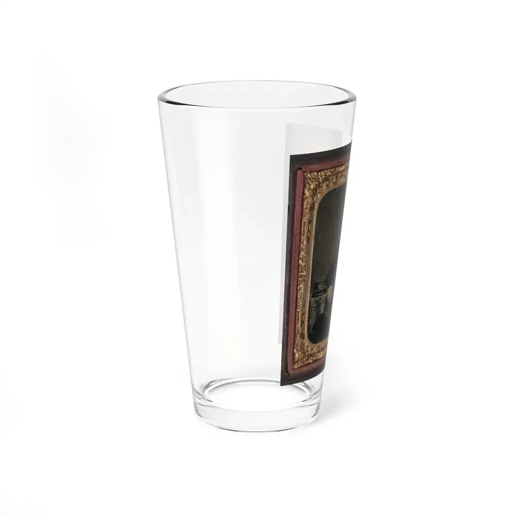 Captain James Dugan Gist Of General & Staff Confederate States Infantry Regiment In Uniform With South Carolina Volunteers Kepi (U.S. Civil War) Pint Glass 16oz - Go Mug Yourself