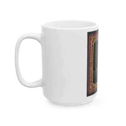 Captain James Dugan Gist Of General & Staff Confederate States Infantry Regiment In Uniform With South Carolina Volunteers Kepi (U.S. Civil War) White Coffee Mug - Go Mug Yourself