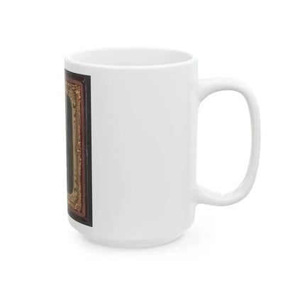 Captain James Dugan Gist Of General & Staff Confederate States Infantry Regiment In Uniform With South Carolina Volunteers Kepi (U.S. Civil War) White Coffee Mug - Go Mug Yourself