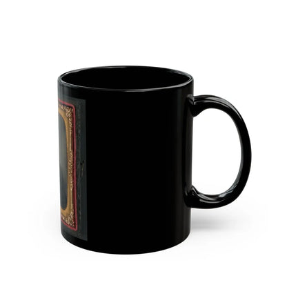 Captain Jesse Sharpe Barnes, F Company, 4th North Carolina Infantry In Frock Coat (U.S. Civil War) Black Coffee Mug-Go Mug Yourself