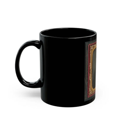 Captain Jesse Sharpe Barnes, F Company, 4th North Carolina Infantry In Frock Coat (U.S. Civil War) Black Coffee Mug-Go Mug Yourself