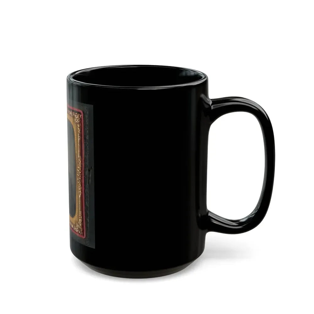 Captain Jesse Sharpe Barnes, F Company, 4th North Carolina Infantry In Frock Coat (U.S. Civil War) Black Coffee Mug - Go Mug Yourself