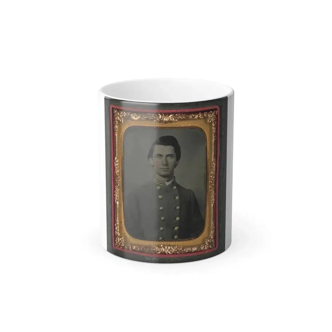 Captain Jesse Sharpe Barnes, F Company, 4Th North Carolina Infantry in Frock Coat (U.S. Civil War) Color Changing Coffee Mug 11oz Default Title 11oz - Go Mug Yourself