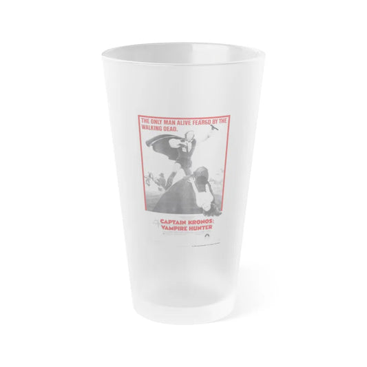 CAPTAIN KRONOS VAMPIRE HUNTER 1974 Movie Poster - Frosted Pint Glass 16oz-16oz-Frosted-Go Mug Yourself