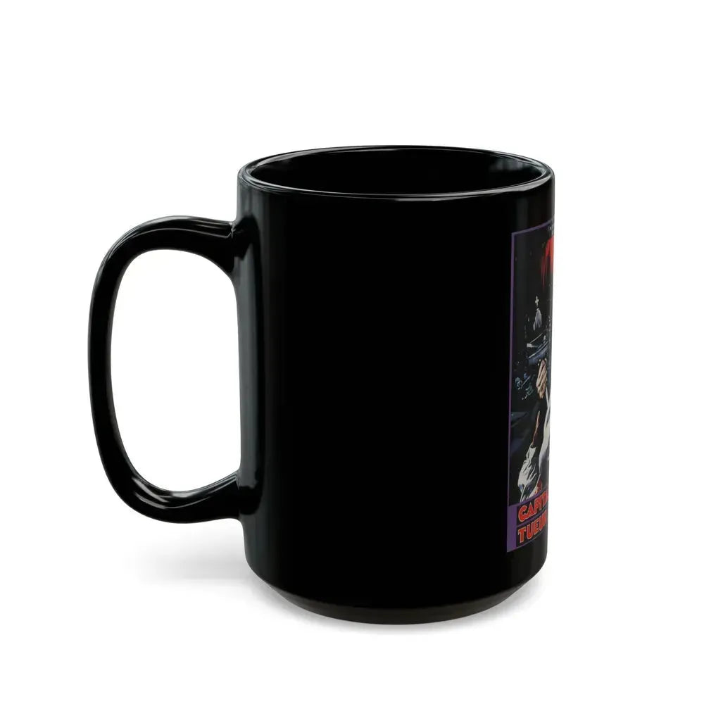 CAPTAIN KRONOS VAMPIRE HUNTER (FRENCH) 1974 Movie Poster - Black Coffee Mug - Go Mug Yourself