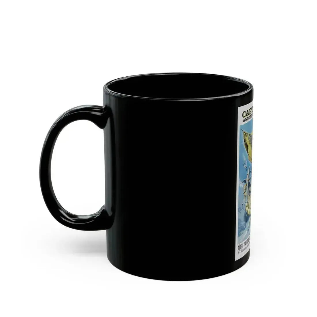 CAPTAIN NEMO AND THE UNDERWATER CITY 1969 Movie Poster - Black Coffee Mug - Go Mug Yourself