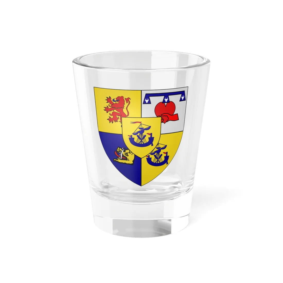 Captain of Clan Chattan arms (Scotland) (Coat of Arms) Shot Glass 1.5oz 1.5oz - Go Mug Yourself