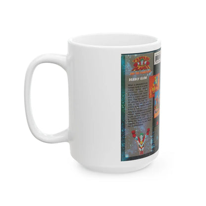 CAPTAIN PLANET AND THE PLANETEERS DEADLY GLOW (VHS COVER) - White Coffee Mug-Go Mug Yourself