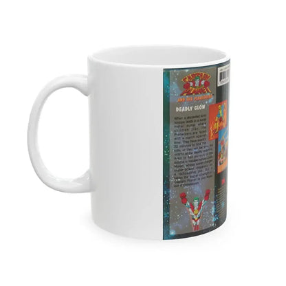 CAPTAIN PLANET AND THE PLANETEERS DEADLY GLOW (VHS COVER) - White Coffee Mug - Go Mug Yourself
