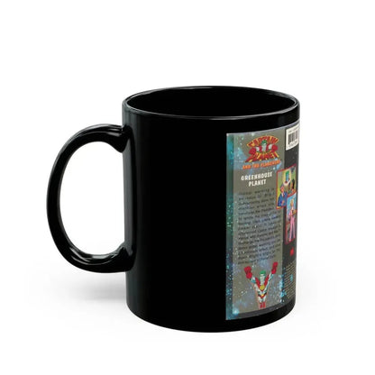 CAPTAIN PLANET AND THE PLANETEERS GREENHOUSE PLANET (VHS COVER) - Black Coffee Mug - Go Mug Yourself