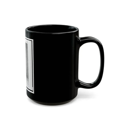 Captain William Borck, Union Officer In The 32nd Indiana Regiment, Full-Length Portrait, Standing, Facing Front (U.S. Civil War) Black Coffee Mug - Go Mug Yourself