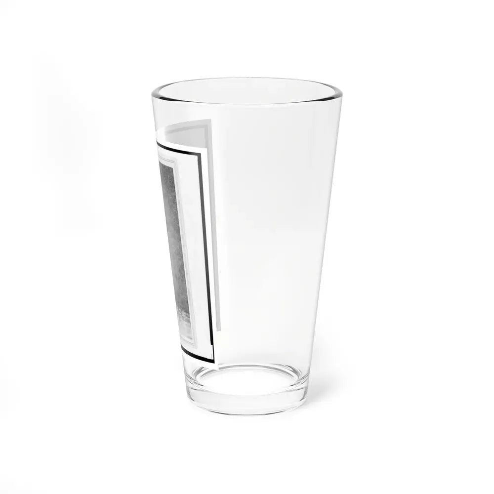 Captain William Borck, Union Officer In The 32nd Indiana Regiment, Full-Length Portrait, Standing, Facing Front (U.S. Civil War) Pint Glass 16oz - Go Mug Yourself