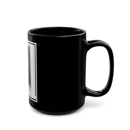 Captain William J. Hahn, Union Officer In The 32nd Indiana Regiment, Full-Length Portrait, Facing Front (U.S. Civil War) Black Coffee Mug - Go Mug Yourself