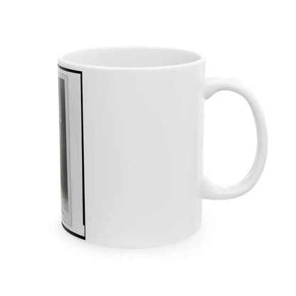Captain William J. Hahn, Union Officer In The 32nd Indiana Regiment, Full-Length Portrait, Facing Front (U.S. Civil War) White Coffee Mug - Go Mug Yourself