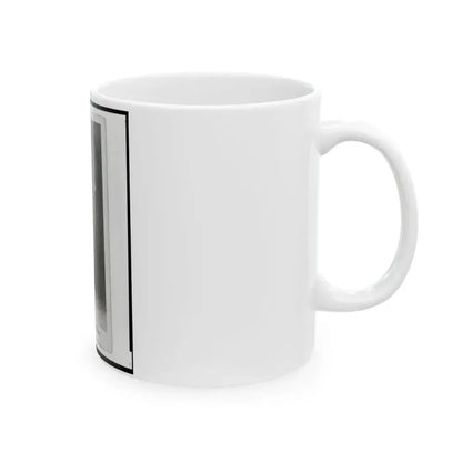 Captain William J. Hahn, Union Officer In The 32nd Indiana Regiment, Full-Length Portrait, Facing Front (U.S. Civil War) White Coffee Mug - Go Mug Yourself