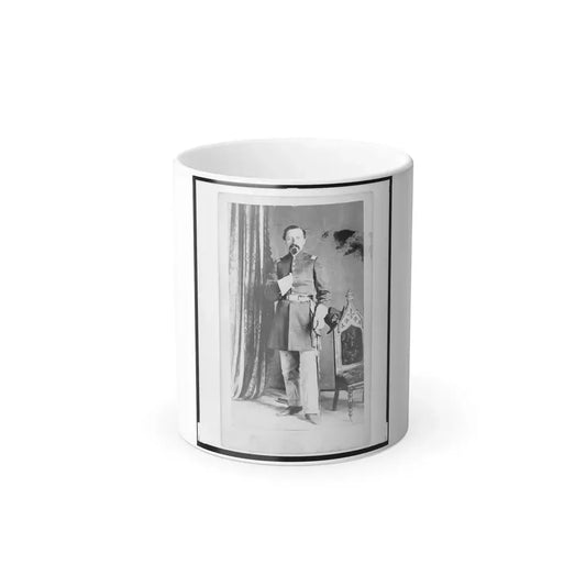 Captain William Urlan, Union Officer in the 32Nd Indiana Regiment, Full-Length Portrait, Standing, Facing Front (U.S. Civil War) Color Changing Coffee Mug 11oz Default Title 11oz - Go Mug Yourself