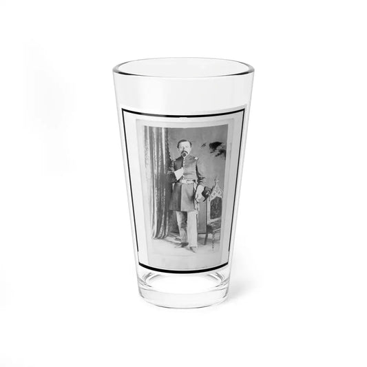 Captain William Urlan, Union Officer In The 32nd Indiana Regiment, Full-Length Portrait, Standing, Facing Front (U.S. Civil War) Pint Glass 16oz 16oz - Go Mug Yourself