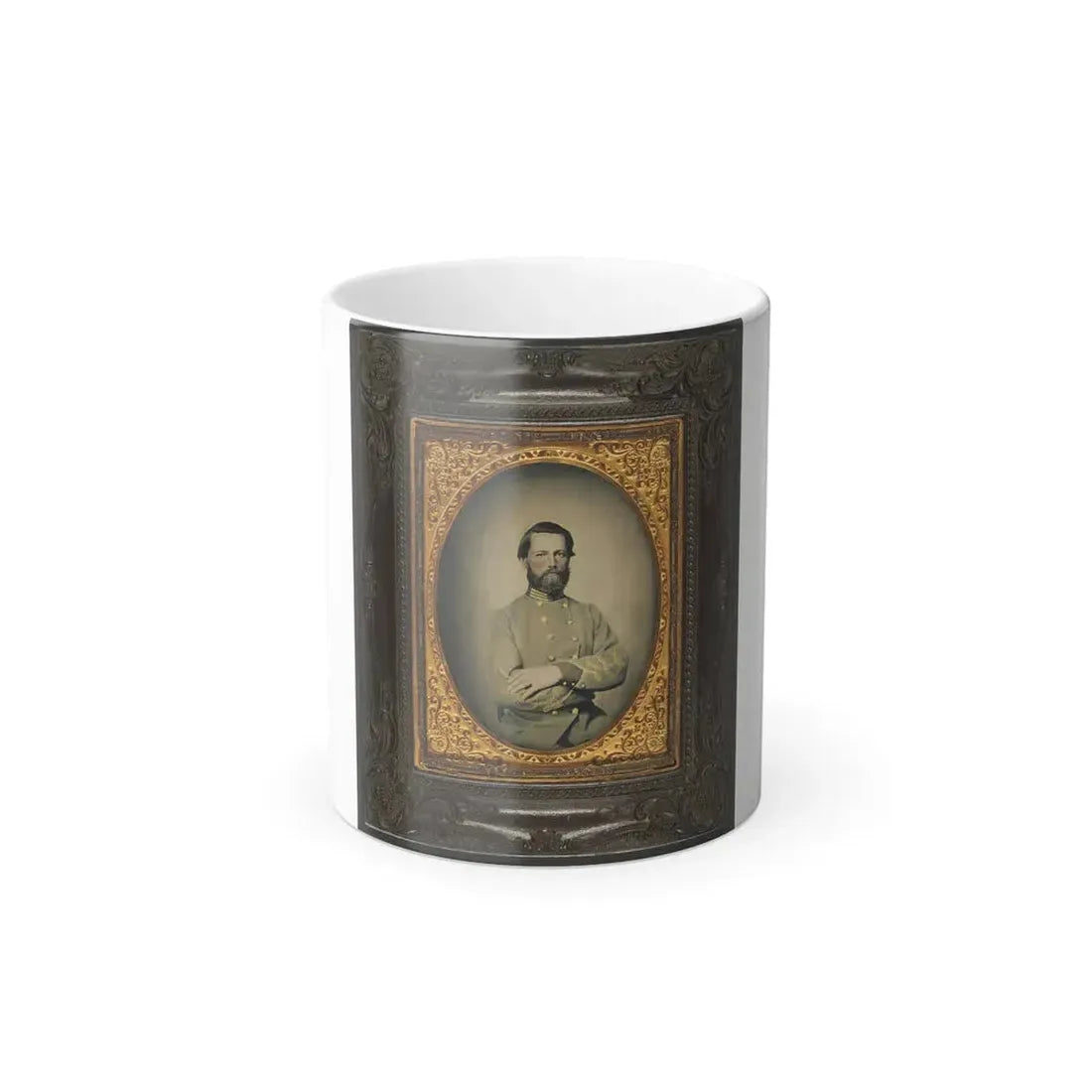 Captain William W. Cosby of H Company, 2Nd Virginia Light Artillery Regiment in Uniform (U.S. Civil War) Color Changing Coffee Mug 11oz Default Title 11oz - Go Mug Yourself