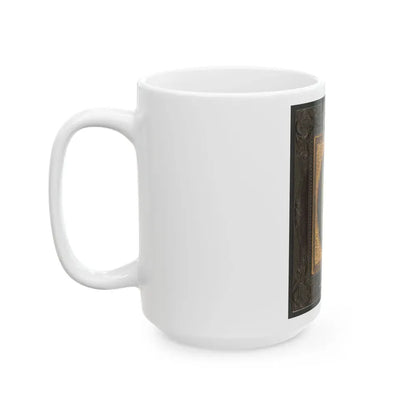 Captain William W. Cosby Of H Company, 2nd Virginia Light Artillery Regiment In Uniform (U.S. Civil War) White Coffee Mug - Go Mug Yourself