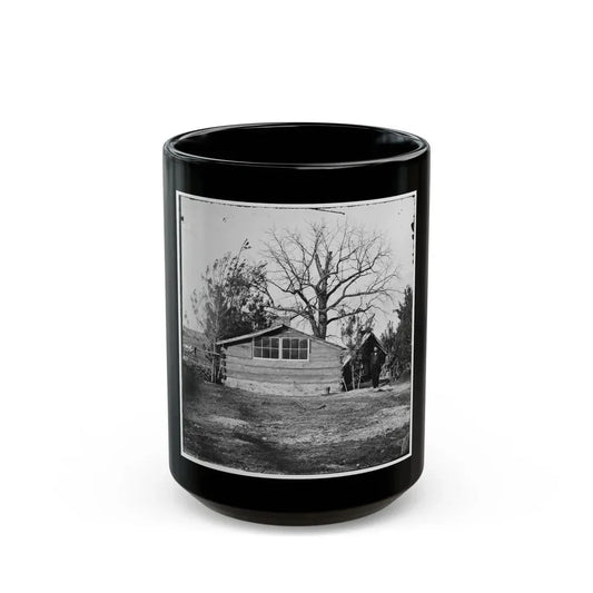 Captain Worrall's Quarters At Cedar Level, Va. (U.S. Civil War) Black Coffee Mug 15oz - Go Mug Yourself