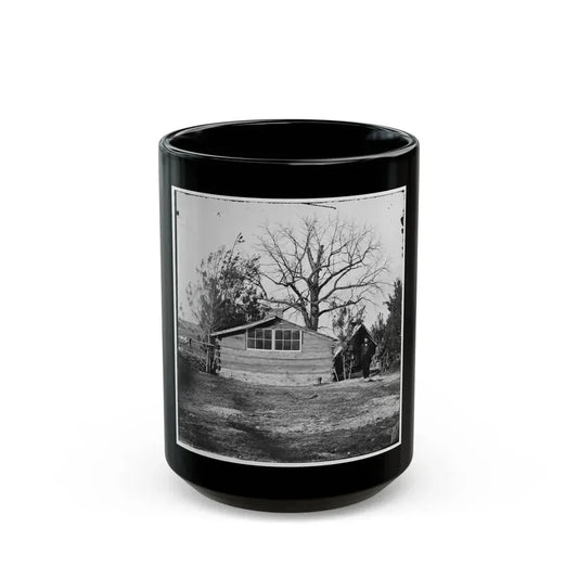 Captain Worrall's Quarters At Cedar Level, Va. (U.S. Civil War) Black Coffee Mug 15oz - Go Mug Yourself