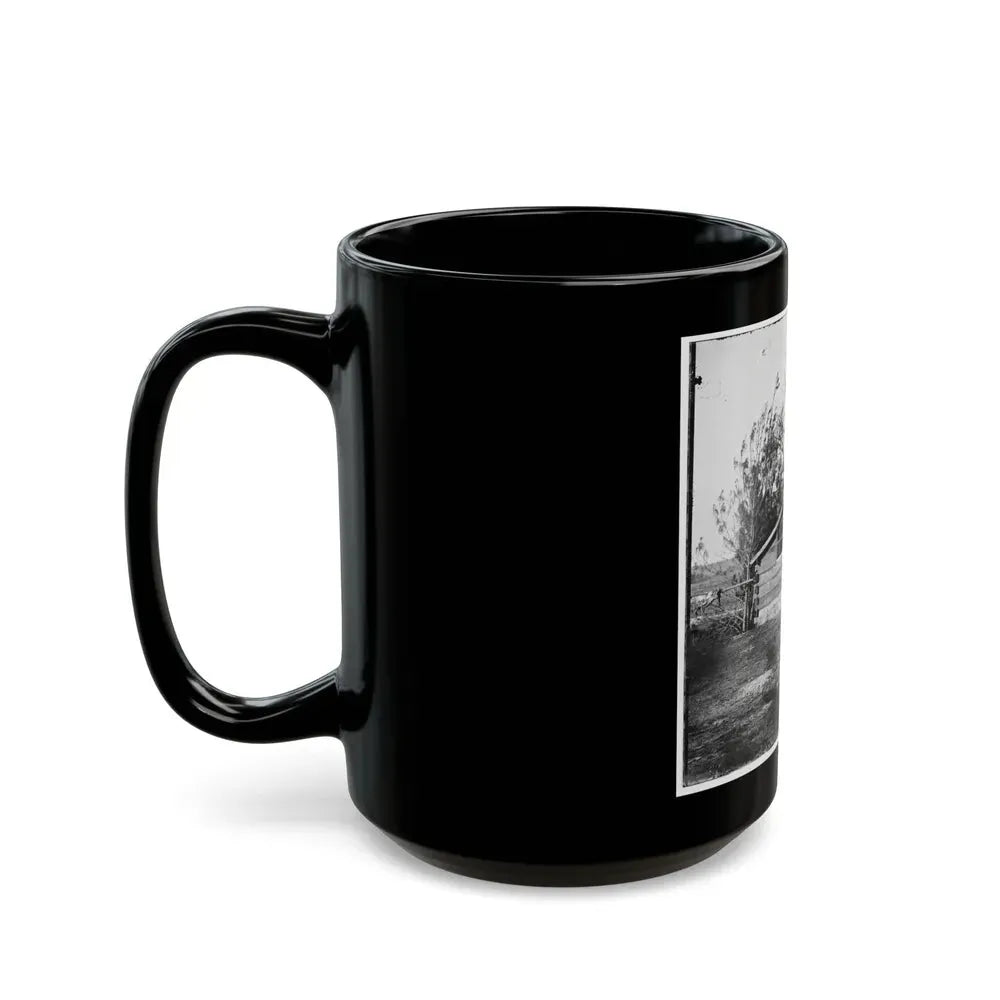 Captain Worrall's Quarters At Cedar Level, Va. (U.S. Civil War) Black Coffee Mug - Go Mug Yourself