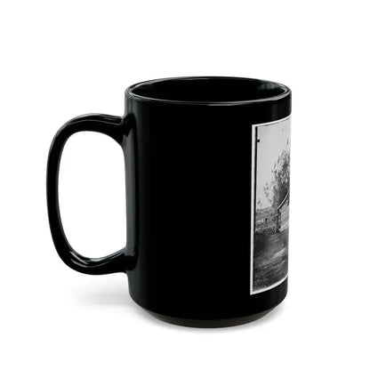 Captain Worrall's Quarters At Cedar Level, Va. (U.S. Civil War) Black Coffee Mug - Go Mug Yourself