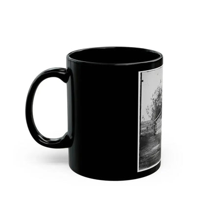 Captain Worrall's Quarters At Cedar Level, Va. (U.S. Civil War) Black Coffee Mug - Go Mug Yourself