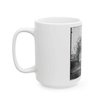 Captain Worrall's Quarters At Cedar Level, Va. (U.S. Civil War) White Coffee Mug - Go Mug Yourself