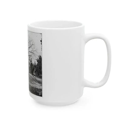 Captain Worrall's Quarters At Cedar Level, Va. (U.S. Civil War) White Coffee Mug - Go Mug Yourself