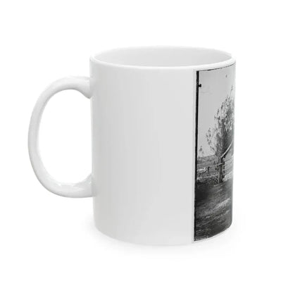 Captain Worrall's Quarters At Cedar Level, Va. (U.S. Civil War) White Coffee Mug - Go Mug Yourself