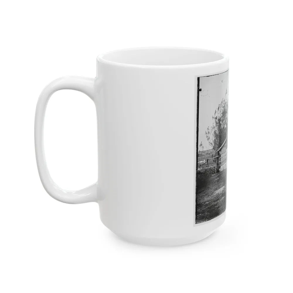 Captain Worrall's Quarters At Cedar Level, Va. (U.S. Civil War) White Coffee Mug-Go Mug Yourself