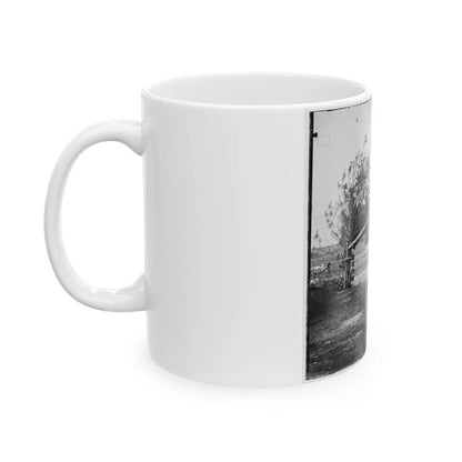 Captain Worrall's Quarters At Cedar Level, Va. (U.S. Civil War) White Coffee Mug-Go Mug Yourself