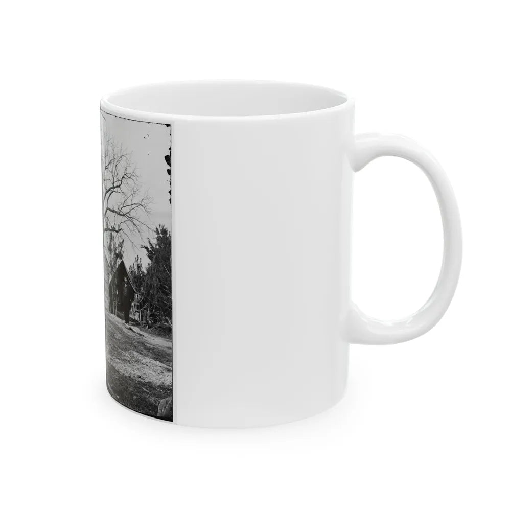 Captain Worrall's Quarters At Cedar Level, Va. (U.S. Civil War) White Coffee Mug-Go Mug Yourself